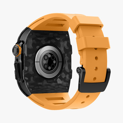 Carbon Fiber Apple Watch Case SPORTS - Rubber Band