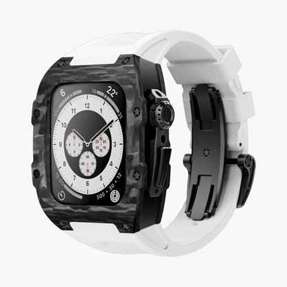 Carbon Fiber Apple Watch Case SPORTS - Rubber Band