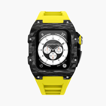 Carbon Fiber Apple Watch Case SPORTS - Rubber Band