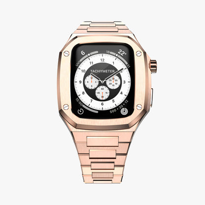 Stainless Steel Apple Watch Case APEX - Steel Band