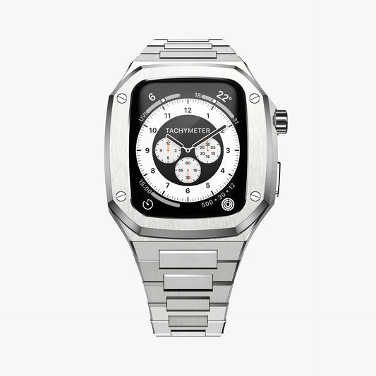 Stainless Steel Apple Watch Case APEX - Steel Band